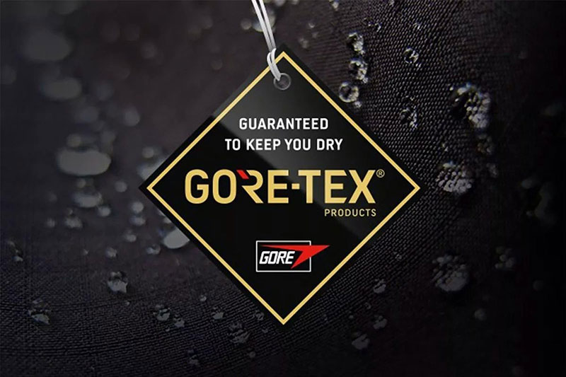 Gore-Tex Guaranteed to keeo you dry label